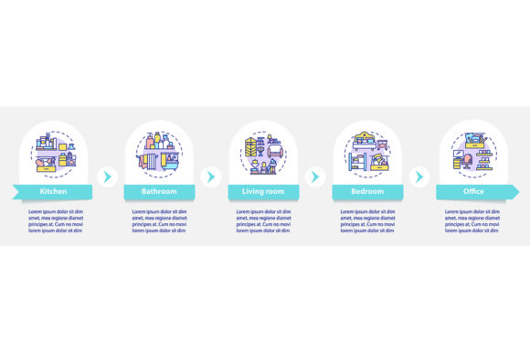 Cleaning in House and Office Infographic