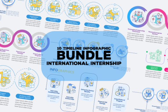 Internship Benefits Infographic Bundle