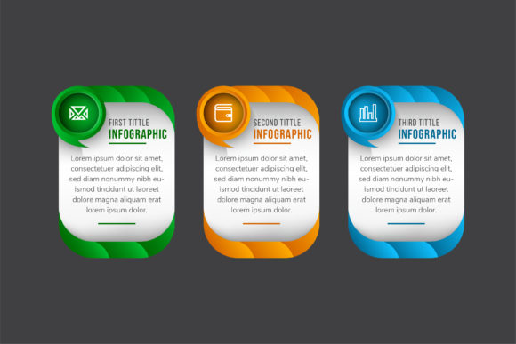 Three Option Infographic Template